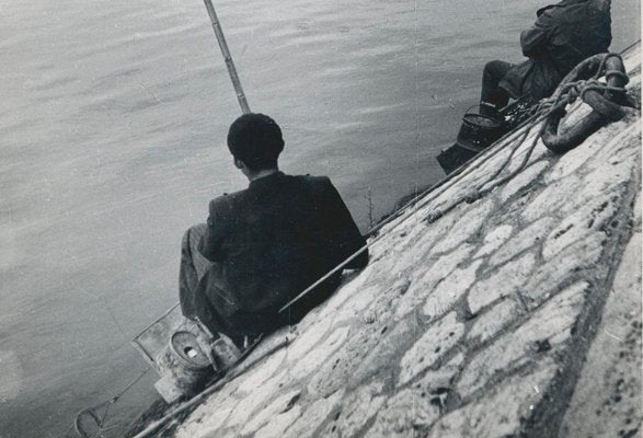 Fishermen, 1950s, Black and White Photograph-DYV-1219802