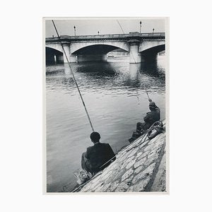 Fishermen, 1950s, Black and White Photograph-DYV-1219802