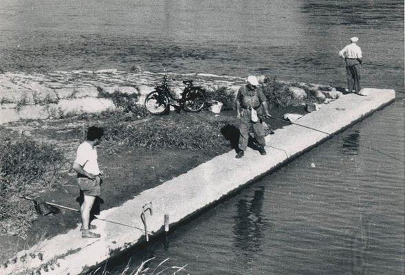 Fishermen, France, 1950s, Black & White Photograph-DYV-1239309