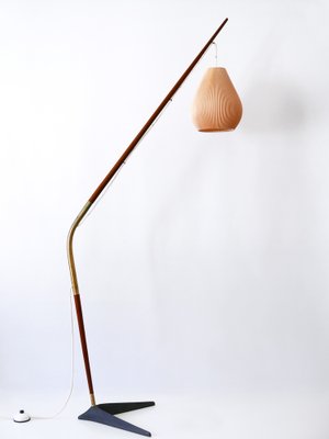 Fishing Pole Floor Lamp by Svend Aage Holm Sørensen for from Holm Sørensen & Co, Denmark, 1950s-WPT-1364416