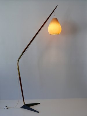 Fishing Pole Floor Lamp by Svend Aage Holm Sørensen for from Holm Sørensen & Co, Denmark, 1950s-WPT-1364416