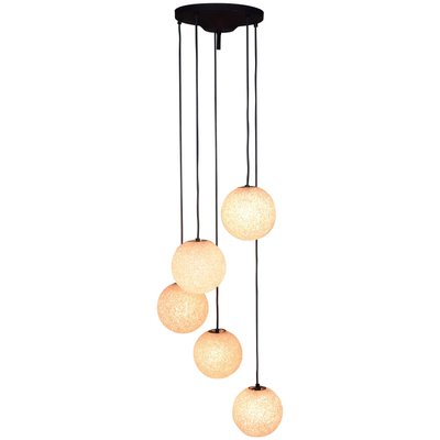 Five-Globe Chandelier, 1950s-TE-1113549