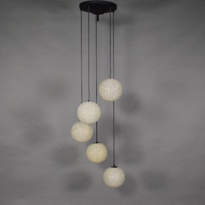 Five-Globe Chandelier, 1950s-TE-1113549