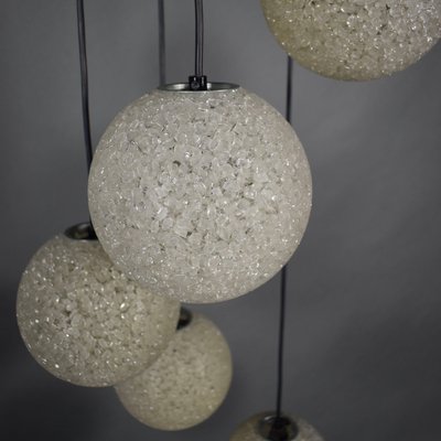 Five-Globe Chandelier, 1950s-TE-1113549