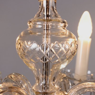 Five-Light Chandelier with Crystal and Molato Glass-VMM-1777249