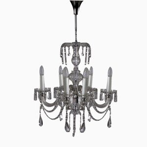 Five-Light Chandelier with Crystal and Molato Glass-VMM-1777249