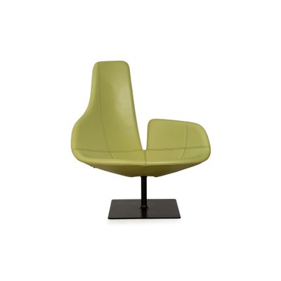 Fjord Leather Armchair in Green by Patricia Urquiola for Moroso-RQW-2036310