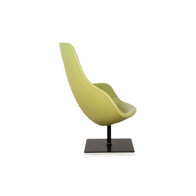 Fjord Leather Armchair in Green by Patricia Urquiola for Moroso-RQW-2036310