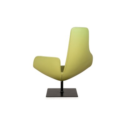 Fjord Leather Armchair in Green by Patricia Urquiola for Moroso-RQW-2036310