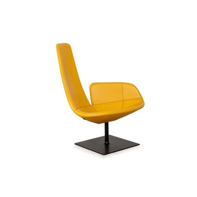 Fjord Leather Armchair in Yellow by Patricia Urquiola for Moroso-RQW-2036319