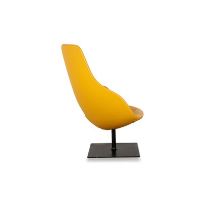 Fjord Leather Armchair in Yellow by Patricia Urquiola for Moroso-RQW-2036319