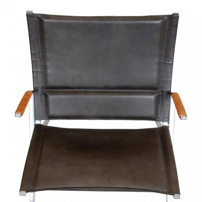 FK-82 Armchair in Black Leather by Fabricius and Kastholm for Kill International, 2000s-MTD-1400547