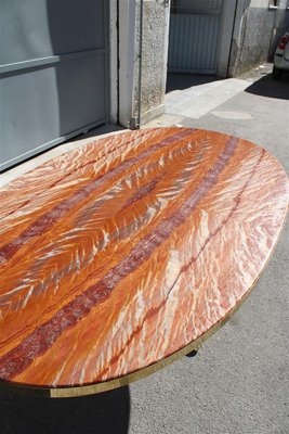 Flamed Onyx & Solid Brass Table by Melchiorre Bega, 1950s-EH-1173684