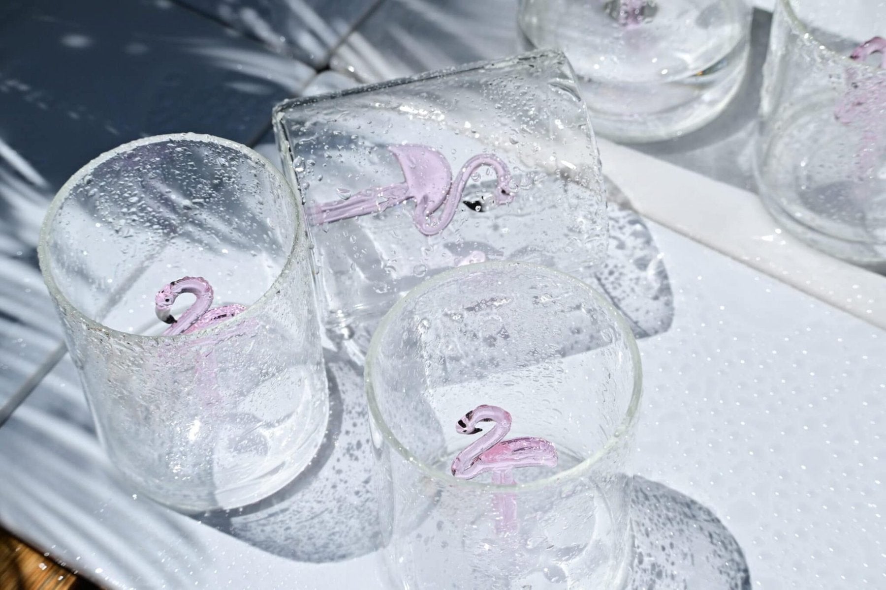 Flamingo Glasses from Casarialto, Set of 4