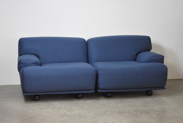 Flandra 2-Seater Sofa by Vico Magistretti for Cassina, Italy, 1975-QLP-1821961