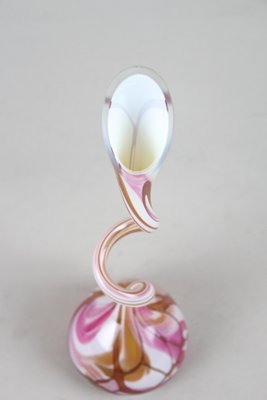 Flashed Glass Vase, Austria, 1970s-TQA-1322224