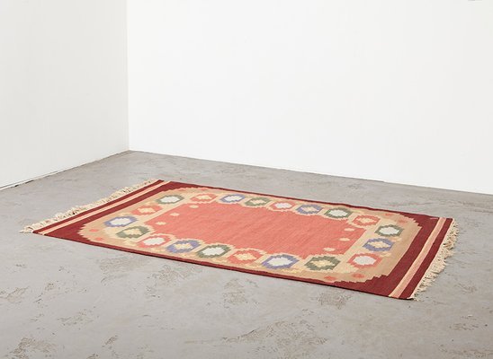 Flat Weave Rug by Anna Johanna Angstrom, Sweden, 1960s