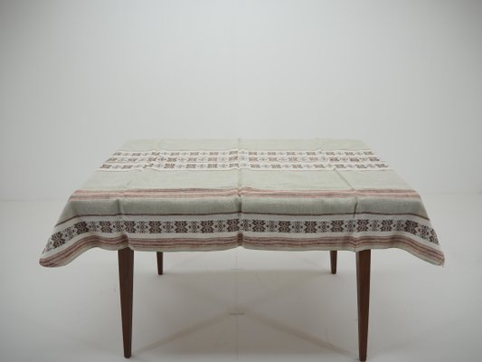 Flax Tablecloth, Czechoslovakia, 1960s-TZ-899267