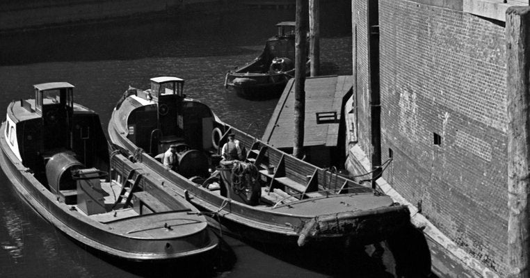 Fleets at Hamburg Speicherstadt, Germany 1938, Printed 2021-DYV-992036