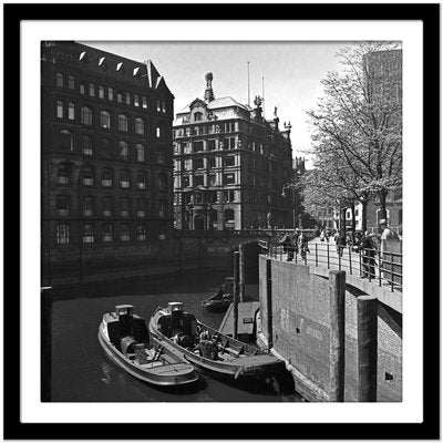 Fleets at Hamburg Speicherstadt, Germany 1938, Printed 2021-DYV-992036