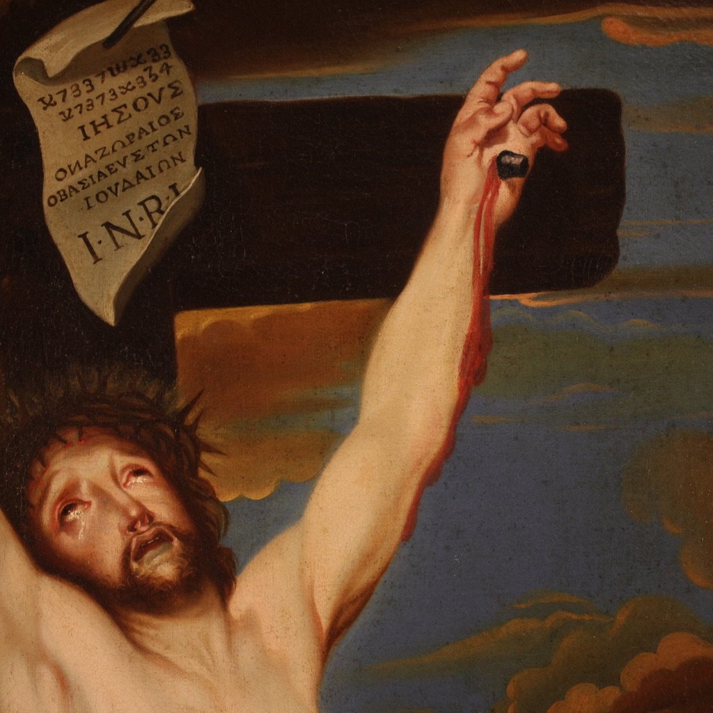 Flemish Artist, Crucifixion, 1630, Oil on Canvas