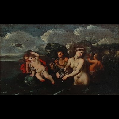 Flemish School Artist, Triumph of Galatea, 1600s, Oil on Canvas-BEW-2022848