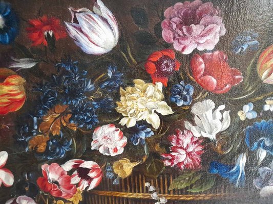 Flemish Still Life Painting, 18th-Century, Oil on Panel-OZS-1343746