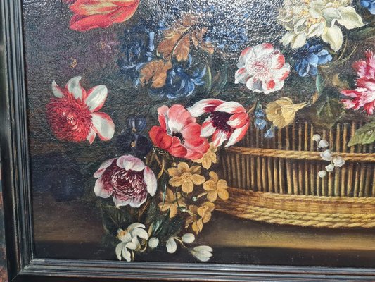 Flemish Still Life Painting, 18th-Century, Oil on Panel-OZS-1343746