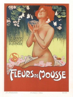 Fleurs de Mousse - Vintage Adv Lithograph by L. Metlicovitz - 1898 1898-ZCI-759723