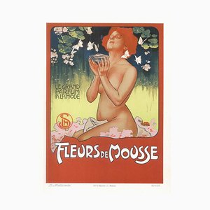 Fleurs de Mousse - Vintage Adv Lithograph by L. Metlicovitz - 1898 1898-ZCI-759723