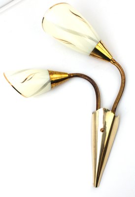 Flex Arms Wall Lamp attributed to Rupert Nikoll, 1950s-ZWH-1811289