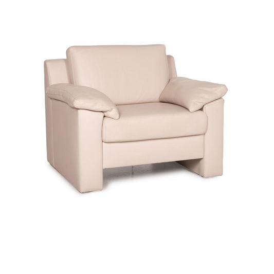 Flex Plus Cream Leather Armchair by Ewald Schillig