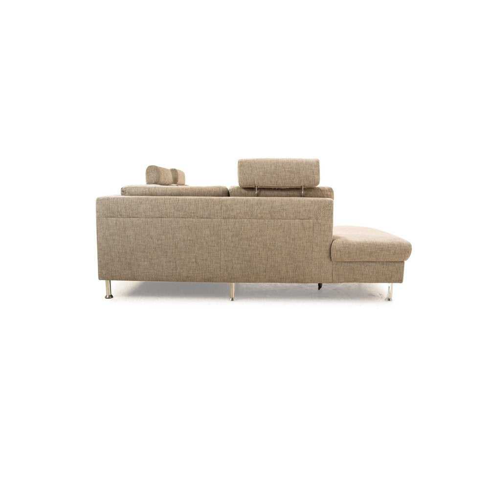 Flex Plus Fabric Corner Sofa in Gray from Ewald Schillig