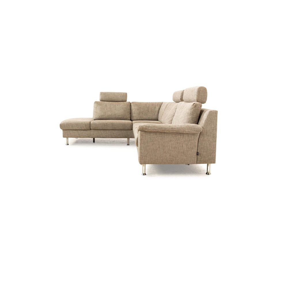 Flex Plus Fabric Corner Sofa in Gray from Ewald Schillig