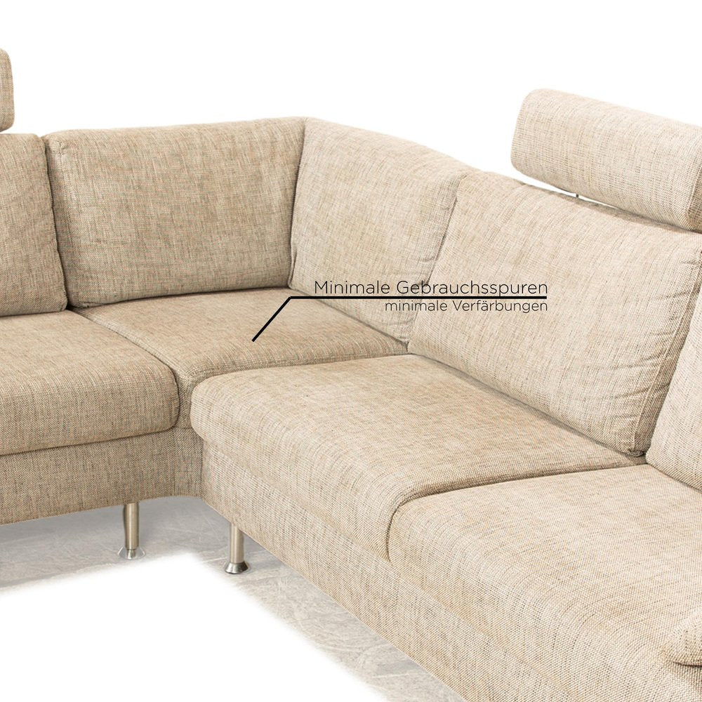 Flex Plus Fabric Corner Sofa in Gray from Ewald Schillig