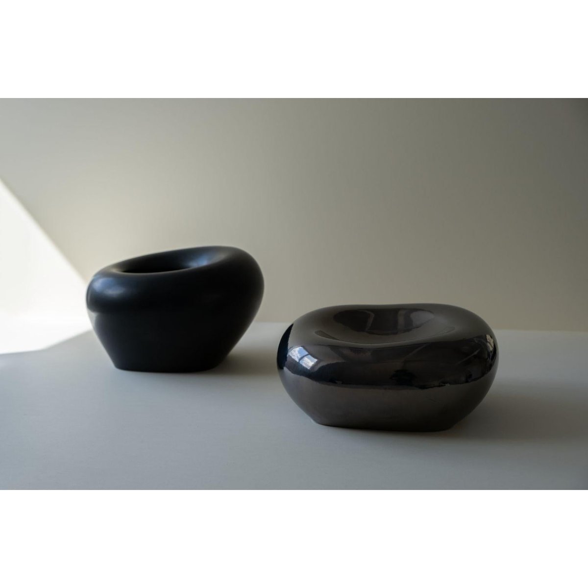 Flexible Formed Vase and Bowl by Rino Claessens, Set of 2