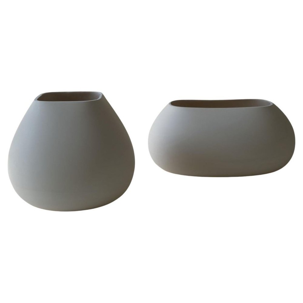 Flexible Formed Vases by Rino Claessens, Set of 2