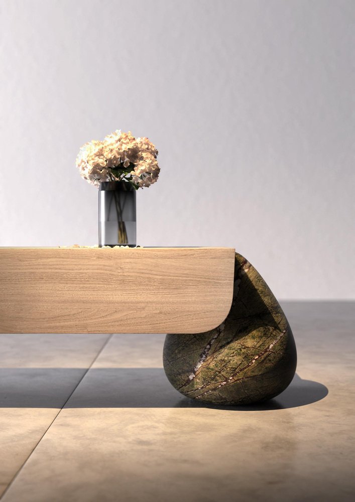 Flint Bench by Marble Serafini