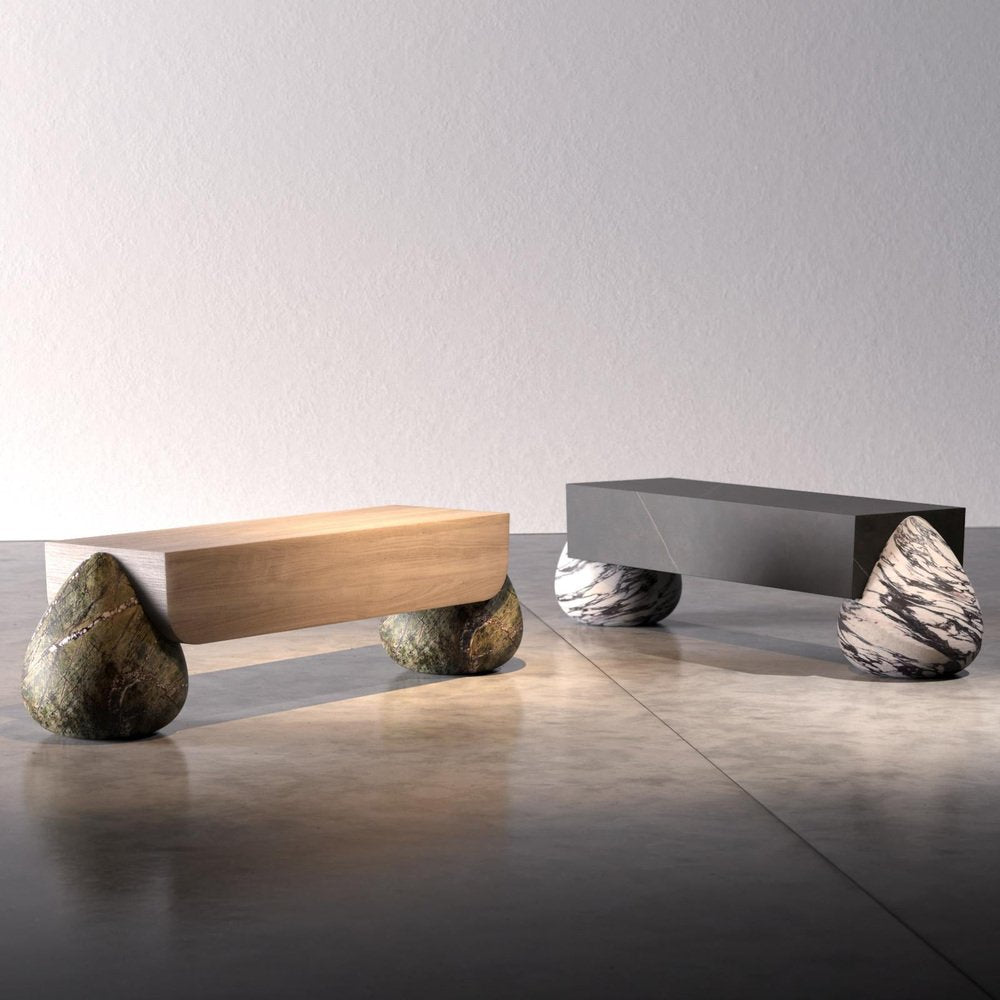 Flint Bench by Marble Serafini