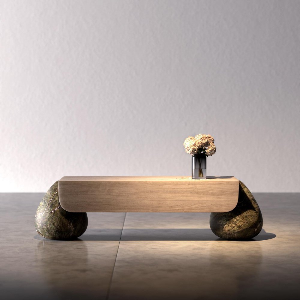 Flint Bench by Marmi Serafini