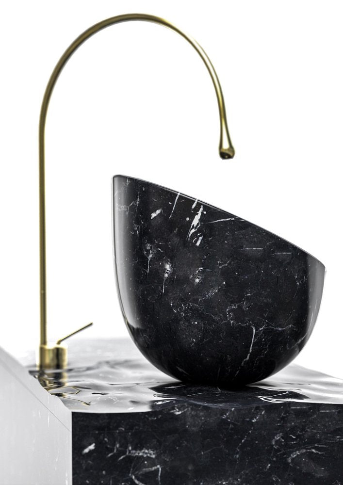 Float Washbasin and Cabinet by Marmi Serafini