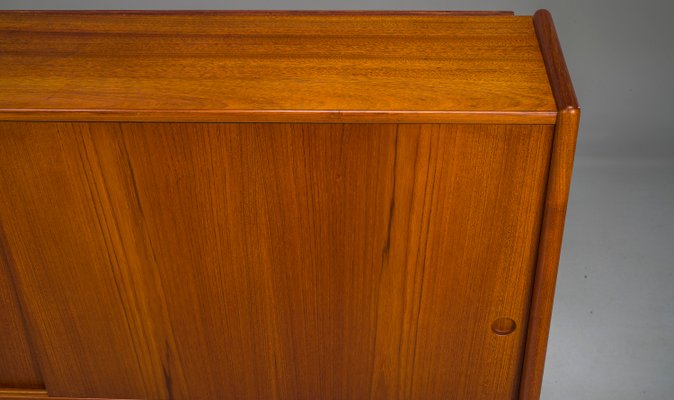 Floating Wallsideboard in Teak by Hans J. Wegner for Ry Furniture, 1959-ZZH-2026026