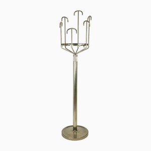 Floor Coat Hanger in Nickel-Plating and Brass by BBPR for Artemide, 1970s-RD-1705168