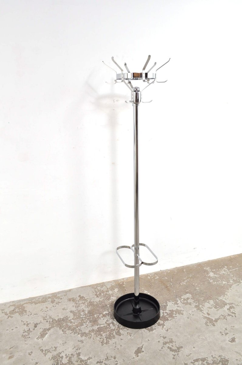 Floor Coat Rack with Umbrella Stand, 1960s