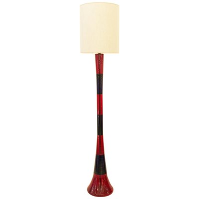 Floor Lamp by Fulvio Bianconi for Venini, Italy, 1950s-FGA-922558