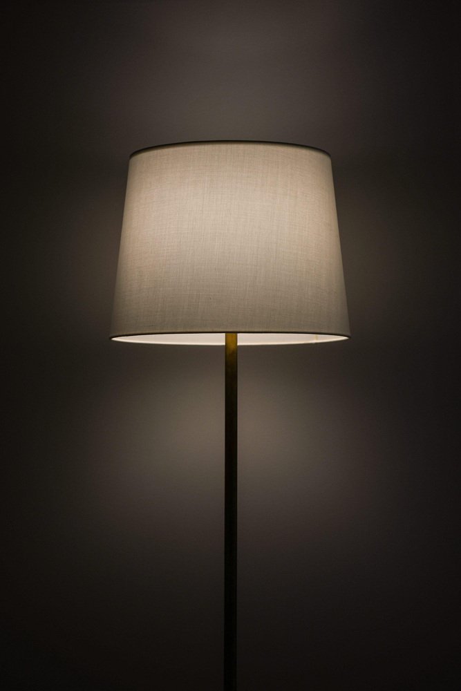 Floor Lamp in Brass by Uno and Östen Kristiansson, 1960s