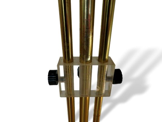 Floor Lamp in Brass from Frandsen, Denmark, 1970s-RCH-1448669