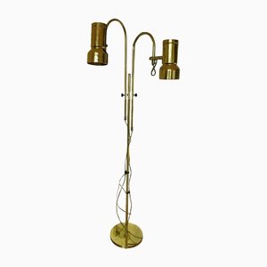 Floor Lamp in Brass from Frandsen, Denmark, 1970s-RCH-1448669