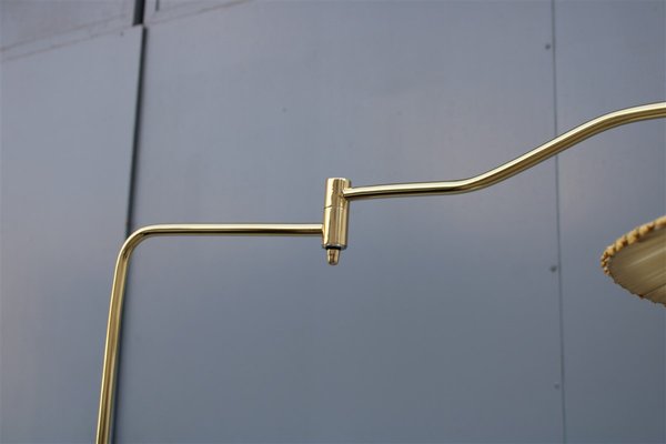 Floor Lamp in Brass from Interlux, Italy, 1950s-EH-1702501