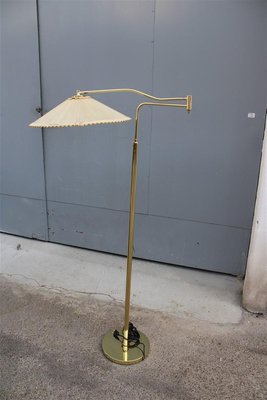 Floor Lamp in Brass from Interlux, Italy, 1950s-EH-1702501